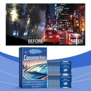 Windshield Cleaning Effervescent Tablets: Long-Lasting Water Repellent Glass Treatment for Clear Vision, Rain Resistance, and Easy Maintenance - 20 Pack for All Vehicle Models